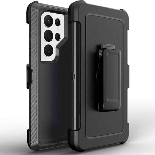 For Samsung Galaxy A72 Ultra Commando Heavy duty Case with Clip