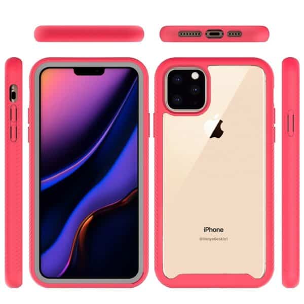 For Apple iPhone 13 Pro 6.1 (3 Cameras) Shockproof Heavy Duty Bumper Case