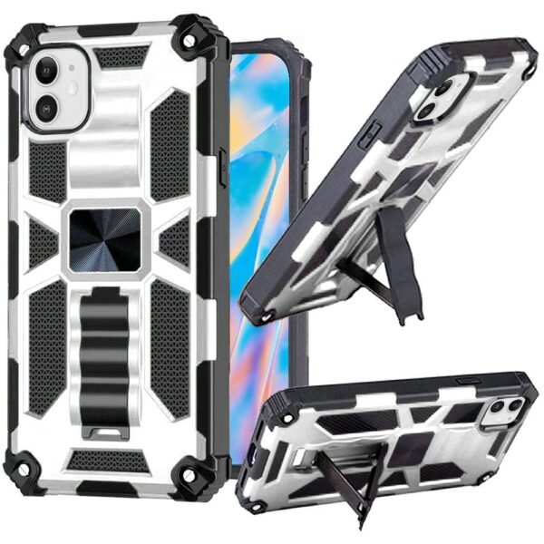 For Apple iPhone 14 PRO MAX 6.7" Machine Magnetic Kickstand Case Cover