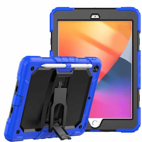 For Apple iPad 9th Gen 10.2 inch (2021) Heavy Duty Full Body Rugged Tablet Kickstand Case Cover