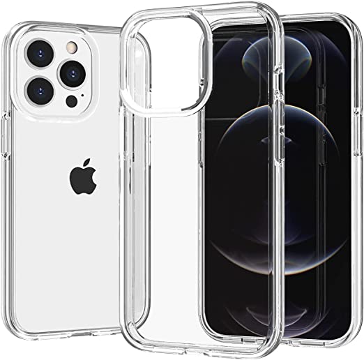 For Apple iPhone 13 Pro Max 6.7 Simple Transparent Acrylic Case Cover