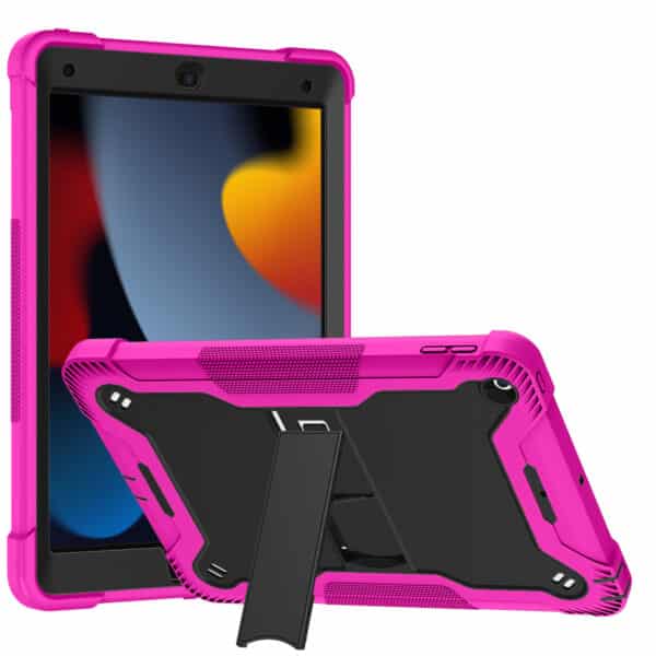 For Apple iPad 9th Gen 10.2 inch (2021) Tough Tablet Strong Kickstand Hybrid Case Cover