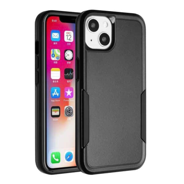For Apple iPhone 14 Plus 6.7" Tough Strong Dual Layer Flat Hybrid Case Cover