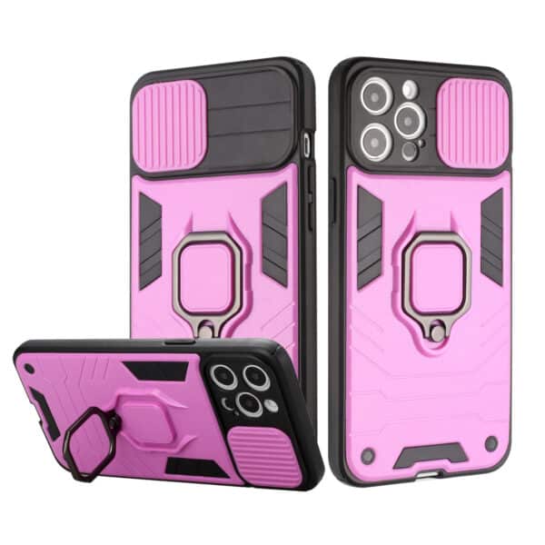 For Apple iPhone 13 Pro Urban Design Magnetic Ring Stand Hybrid Camera Case Cover