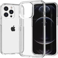 For Apple iPhone 14 Simple Transparent Acrylic Case Cover