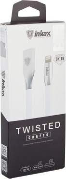 Inkax Twisted Crafts iPhone Cable 100CM 2.1A Speed