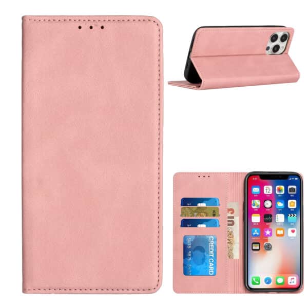 For Motorola G POWER 5G (2023) Wallet Premium PU Vegan Leather ID Card Money Holder with Magnetic Closure