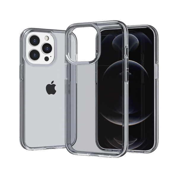 For Apple iPhone 15 Sturdy Ultra Thick 3mm Transparent Hybrid Case Cover