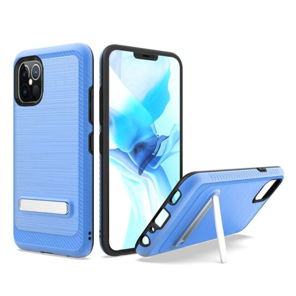 For Apple iPhone 12 Pro Max 6.7 Slick Magnetic Kickstand Hybrid Case Cover