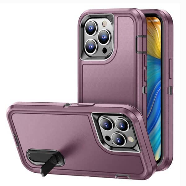 For Apple iPhone 14 PRO 6.1" PEAK 3in1 Toughest Hybrid with Stand Cover Case