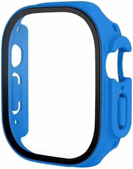 For Apple Watch 49mm - Watch Frame with Tempered Glass