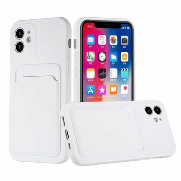 For Apple iPhone 13 Pro CASE Thick TPU Card Holder (2) with Camera Protection