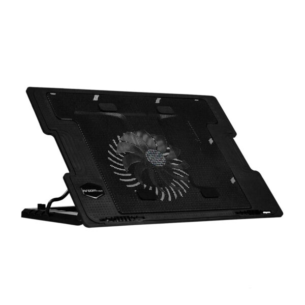 Adjustable Notebook Cooling Pad 1 Large Fan LED  and 2-Ports USB 2.0