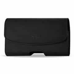 Horizontal Leather Black Pouch