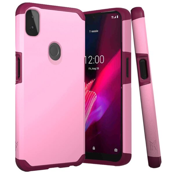 For Revvl 4 Premium Minimalistic Slim Tough ShockProof Hybrid Case Cover