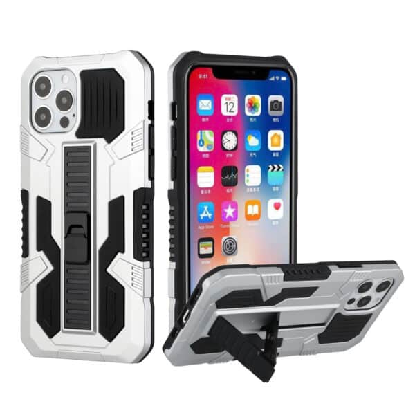 For Apple iPhone 13 Pro 6.1 (3 Cameras) Rocker Kickstand Tough Shockproof Hybrid Case Cover
