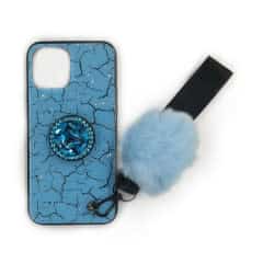 For Apple iPhone XR Fur Ball Marble Case Cover