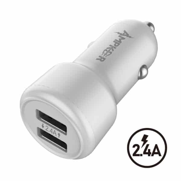 Ampxker 2 PORTS USB CAR Adapter - 2.4A